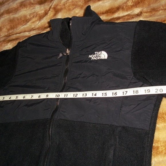North Face Girls Fleece Hoodie Black Fleece Jacket sz L/G - Picture 4 of 4